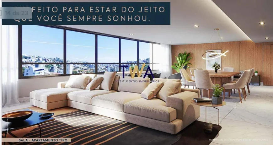 Foto 1 de Cobertura com 4 Quartos à venda, 364m² em Santa Lúcia, Belo Horizonte