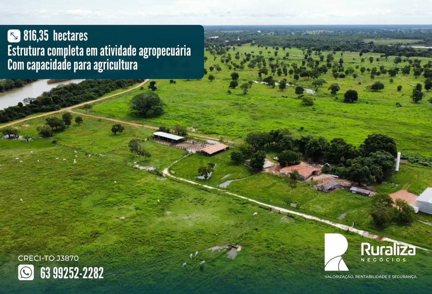 Foto 1 de Fazenda/Sítio à venda, 816m² em Zona Rural, Formoso do Araguaia