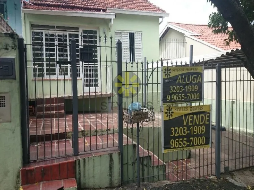 Foto 1 de Casa com 3 Quartos à venda, 112m² em Vila Industrial, Campinas