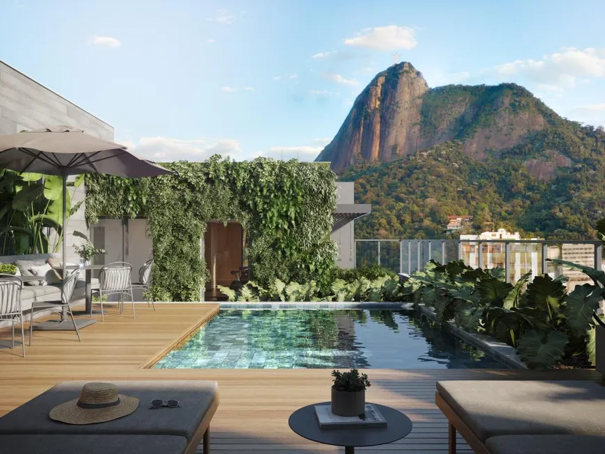 Foto 1 de Apartamento com 4 Quartos à venda, 155m² em Humaitá, Rio de Janeiro