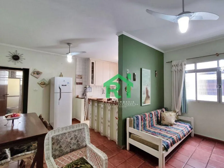 Foto 1 de Apartamento com 1 Quarto à venda, 60m² em Jardim Astúrias, Guarujá