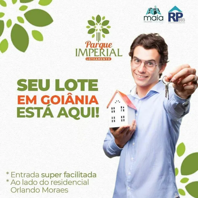 Foto 1 de Lote/Terreno à venda, 270m² em Residencial Orlando Morais, Goiânia