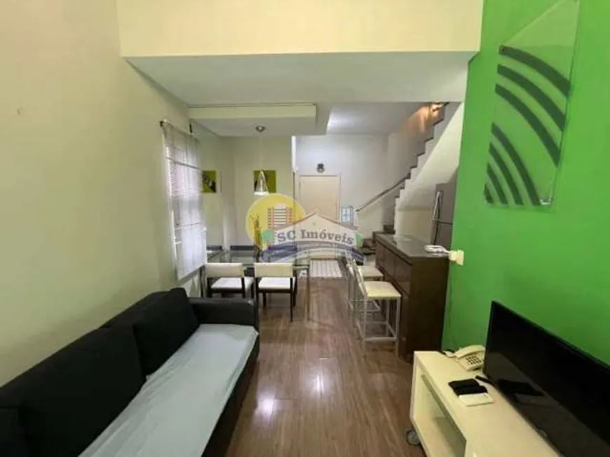 Foto 1 de Flat com 2 Quartos à venda, 74m² em Gonzaga, Santos