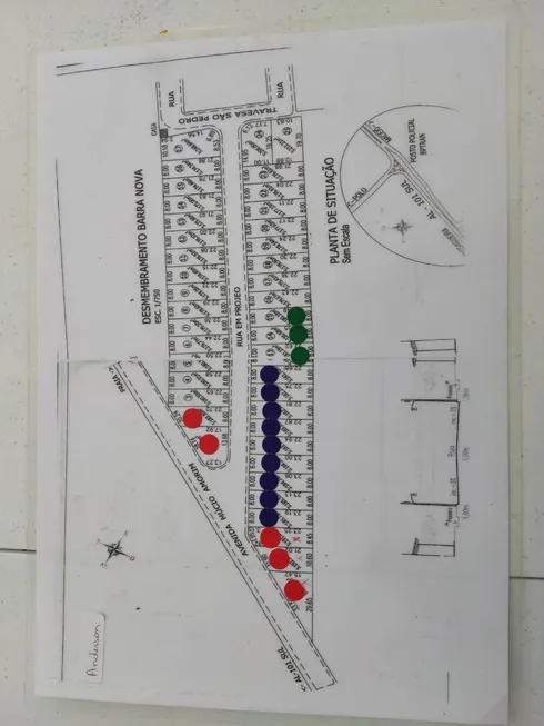 Foto 1 de Lote/Terreno à venda, 188m² em Barra Nova, Marechal Deodoro