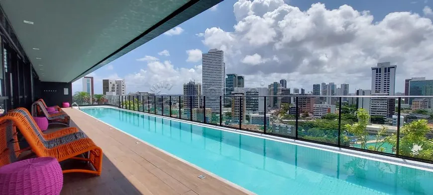 Foto 1 de Flat com 1 Quarto para alugar, 21m² em Ilha do Leite, Recife
