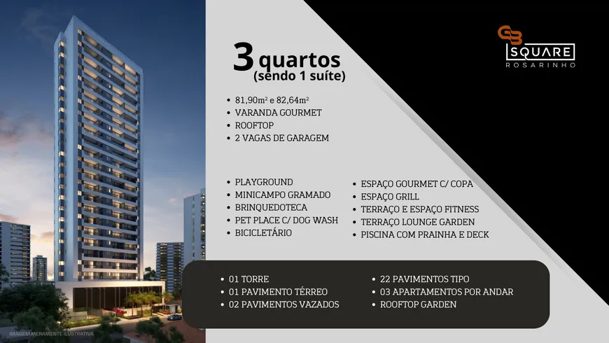 Foto 1 de Apartamento com 3 Quartos à venda, 81m² em Encruzilhada, Recife