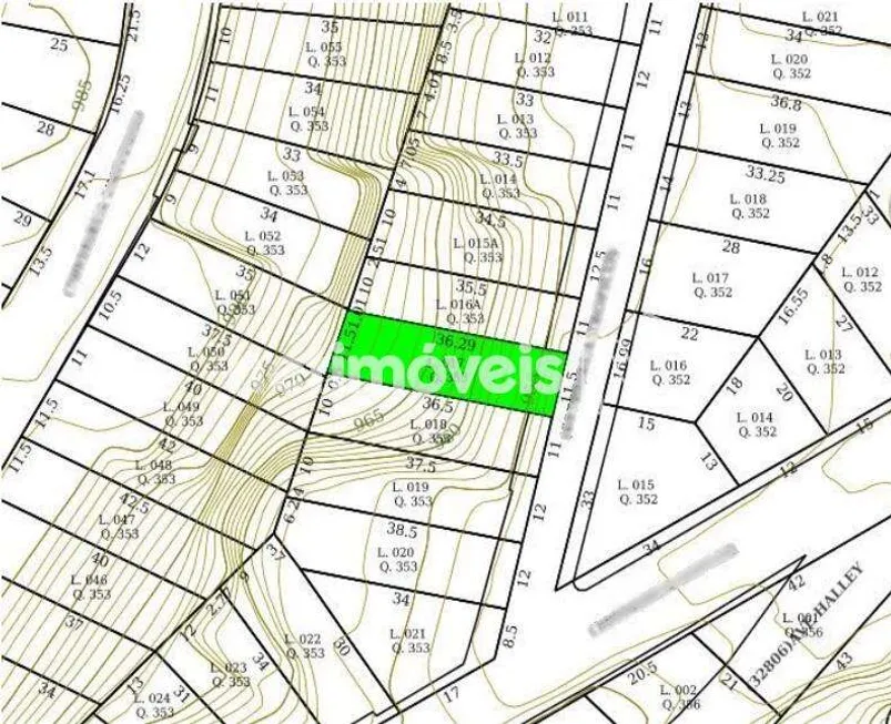 Foto 1 de Lote/Terreno à venda, 417m² em Santa Lúcia, Belo Horizonte