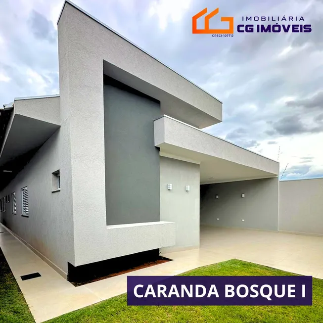 Foto 1 de Casa com 3 Quartos à venda, 185m² em Caranda Bosque, Campo Grande