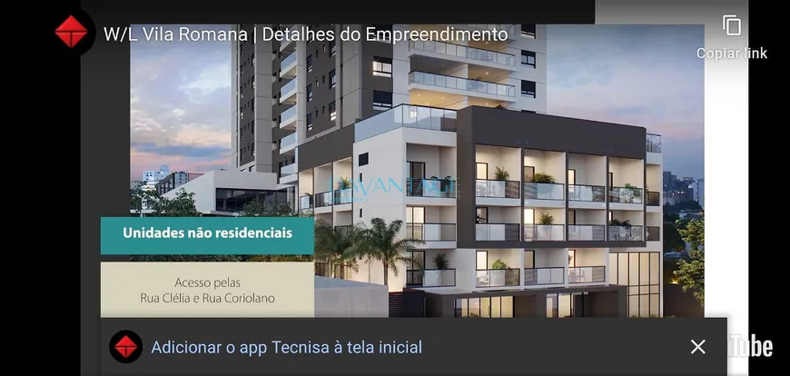 Foto 1 de Apartamento com 2 Quartos à venda, 80m² em Vila Romana, São Paulo