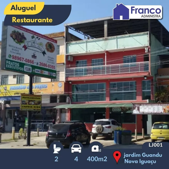 Foto 1 de Prédio Comercial para venda ou aluguel, 400m² em Jardim Guandu, Nova Iguaçu