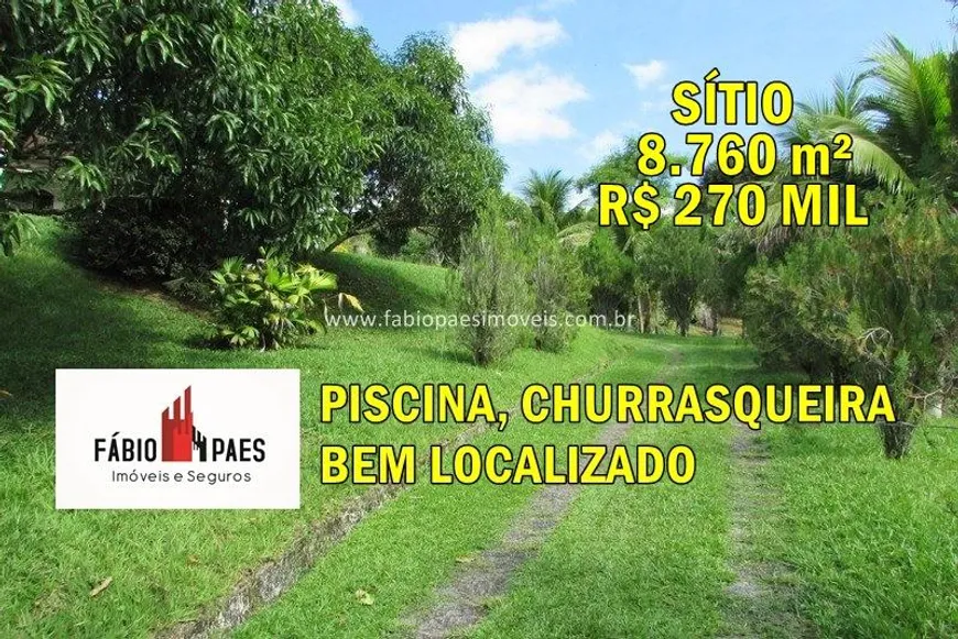 Foto 1 de Fazenda/Sítio com 3 Quartos à venda, 8760m² em Agro Brasil, Cachoeiras de Macacu