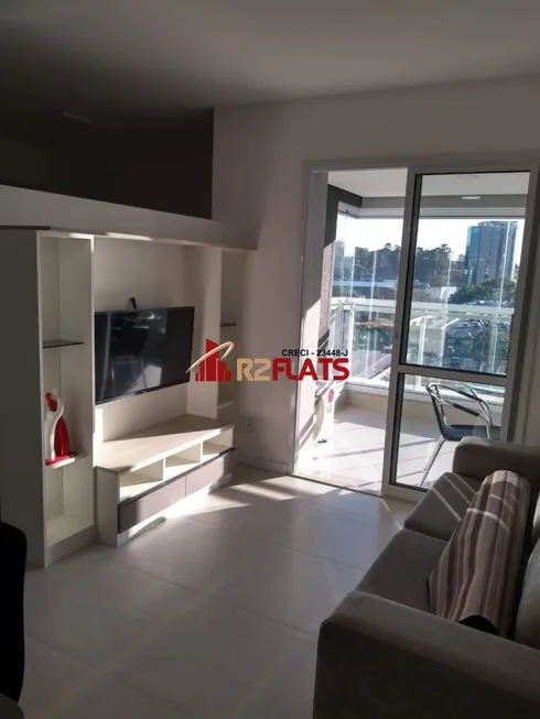 Foto 1 de Flat com 1 Quarto para alugar, 49m² em Pinheiros, São Paulo