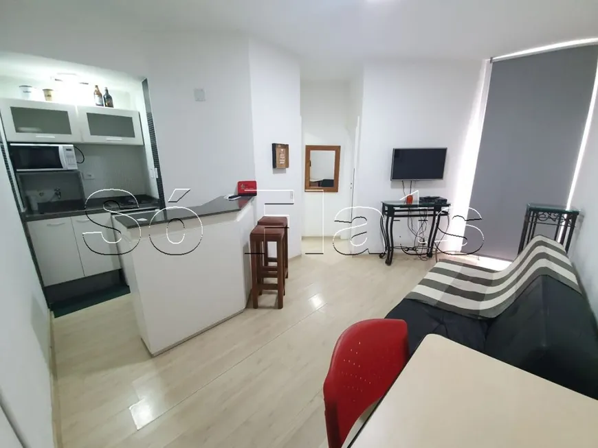 Foto 1 de Flat com 1 Quarto para alugar, 35m² em Jardim Paulista, São Paulo