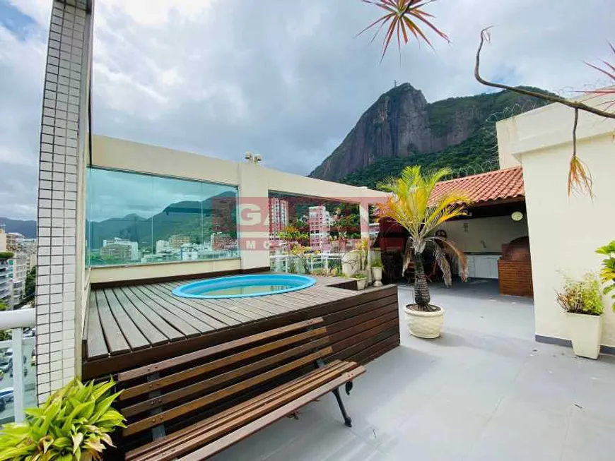 Foto 1 de Cobertura com 1 Quarto à venda, 165m² em Humaitá, Rio de Janeiro