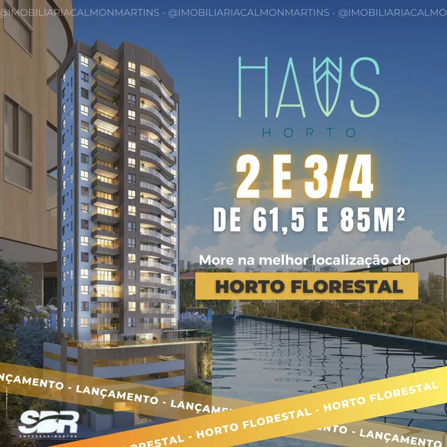 Foto 1 de Apartamento com 2 Quartos à venda, 61m² em Horto Florestal, Salvador