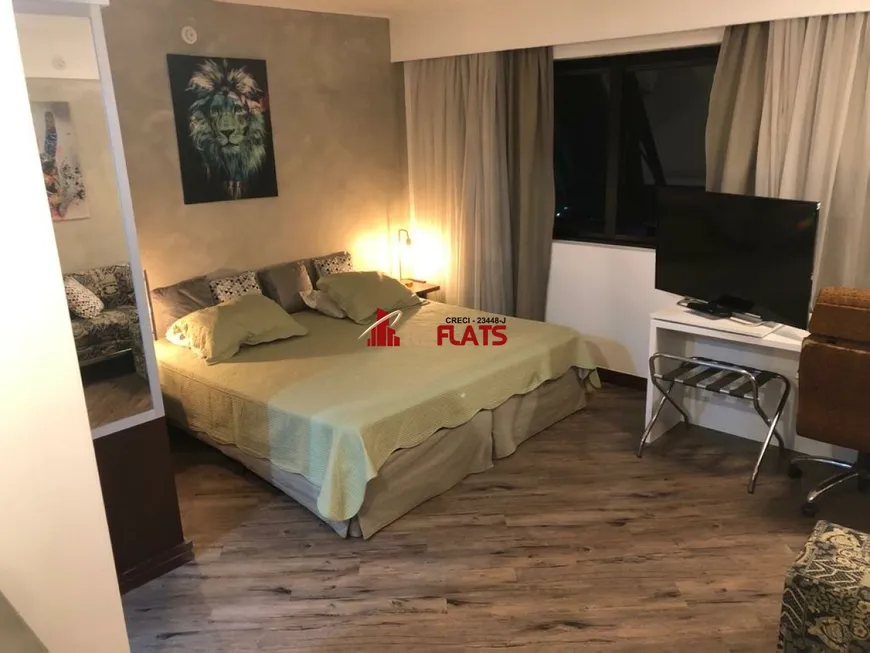 Foto 1 de Flat com 1 Quarto para alugar, 28m² em Moema, São Paulo