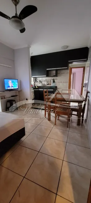 Foto 1 de Apartamento com 1 Quarto à venda, 37m² em Boqueirão, Praia Grande