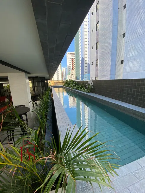 Foto 1 de Flat com 1 Quarto à venda, 37m² em Tambaú, João Pessoa