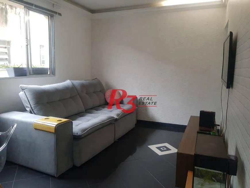 Foto 1 de Apartamento com 3 Quartos à venda, 76m² em Gonzaga, Santos