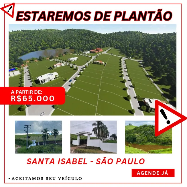 Foto 1 de Lote/Terreno à venda, 500m² em Ouro Fino, Santa Isabel