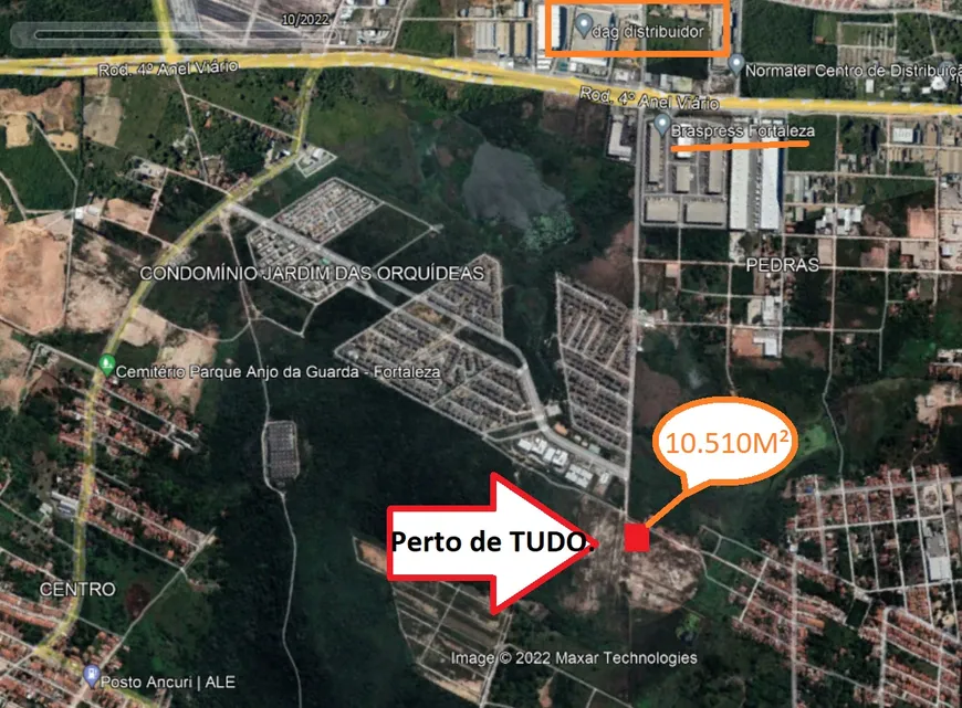 Foto 1 de Lote/Terreno à venda, 10510m² em Ancuri, Fortaleza