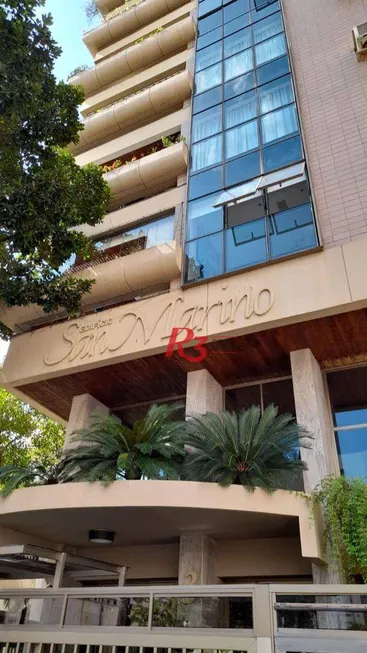 Foto 1 de Apartamento com 3 Quartos para venda ou aluguel, 205m² em Boqueirão, Santos