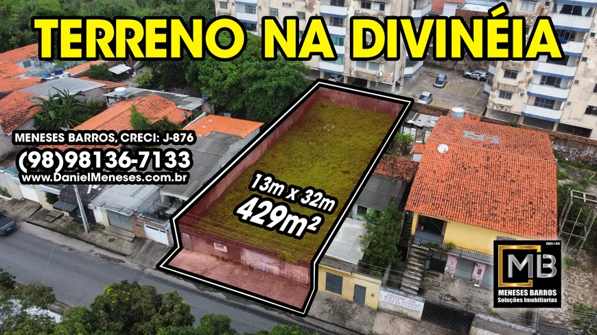 Foto 1 de Lote/Terreno à venda, 429m² em Divineia, São Luís