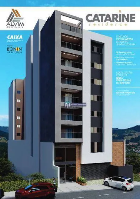 Foto 1 de Apartamento com 2 Quartos à venda, 56m² em Santa Catarina, Juiz de Fora