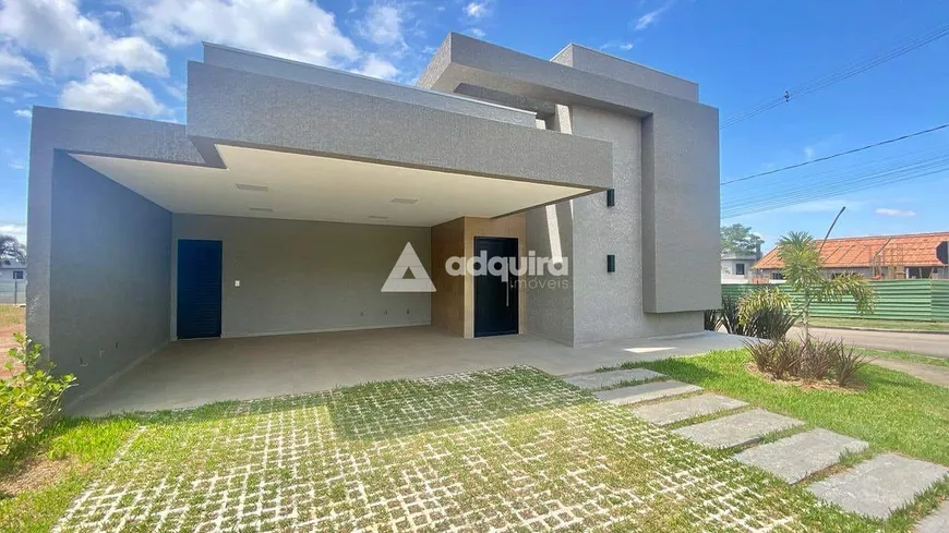 Foto 1 de Casa de Condomínio com 3 Quartos à venda, 155m² em Jardim Carvalho, Ponta Grossa