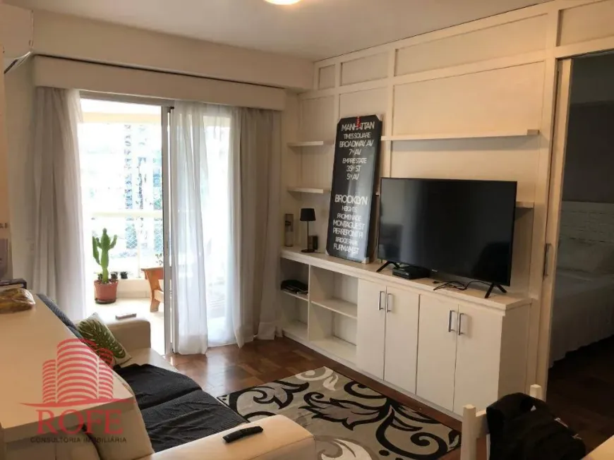 Foto 1 de Apartamento com 1 Quarto à venda, 54m² em Brooklin, São Paulo