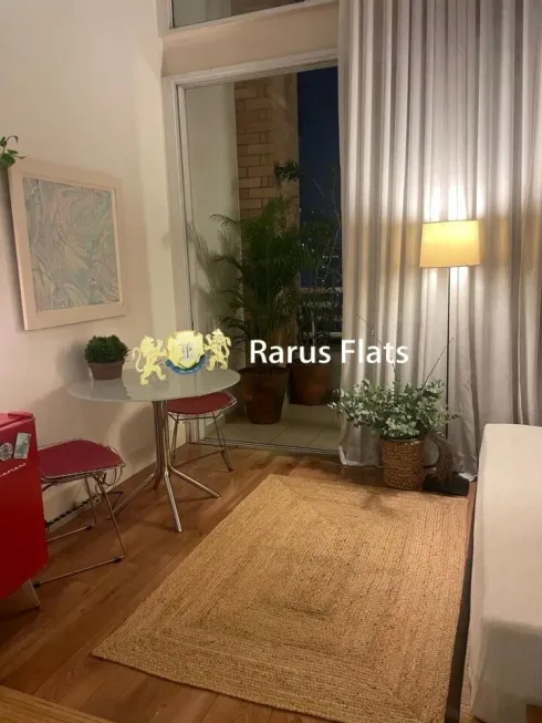 Foto 1 de Flat com 1 Quarto para alugar, 45m² em Brooklin, São Paulo