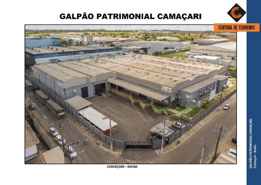 Foto 1 de Galpão/Depósito/Armazém à venda, 7000m² em PoloPlast, Camaçari