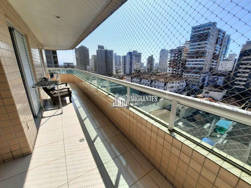 Foto 1 de Apartamento com 3 Quartos à venda, 122m² em Vila Guilhermina, Praia Grande