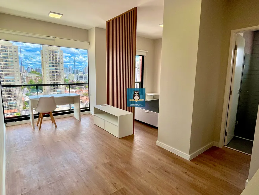 Foto 1 de Apartamento com 1 Quarto para alugar, 35m² em Chácara Santo Antônio, São Paulo