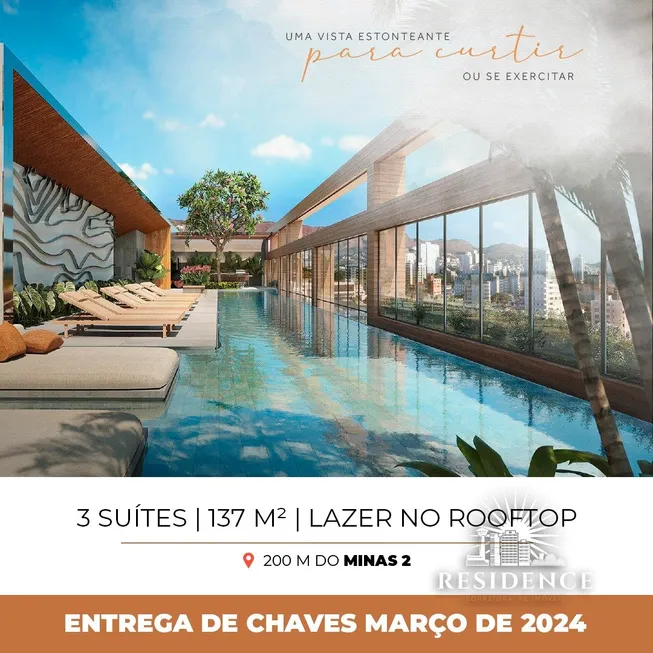Foto 1 de Apartamento com 4 Quartos à venda, 138m² em Serra, Belo Horizonte