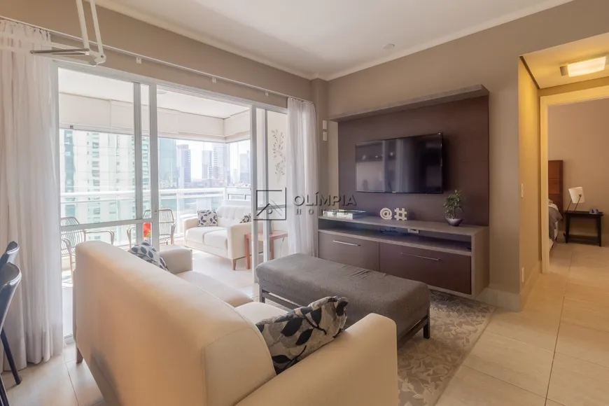Foto 1 de Apartamento com 1 Quarto à venda, 72m² em Brooklin, São Paulo