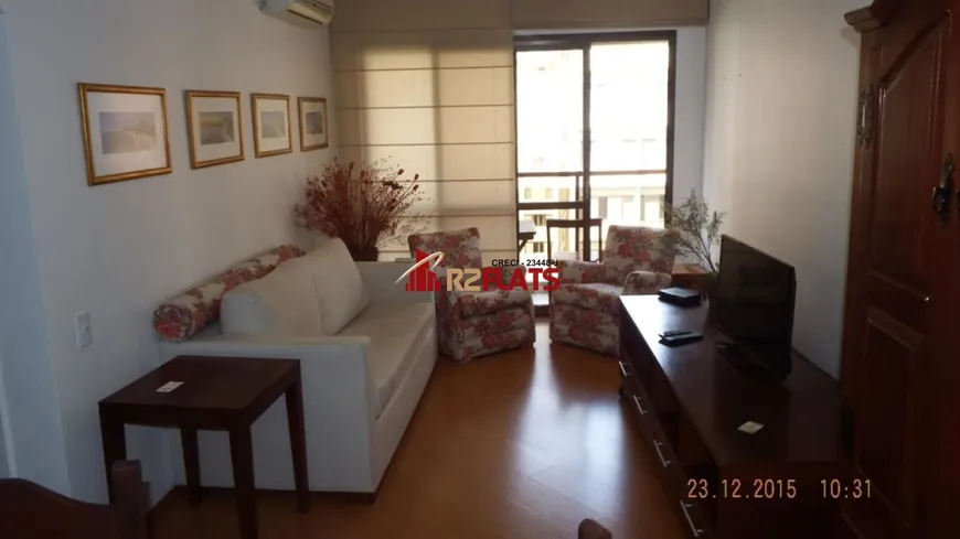 Foto 1 de Flat com 1 Quarto para alugar, 45m² em Jardim Paulista, São Paulo