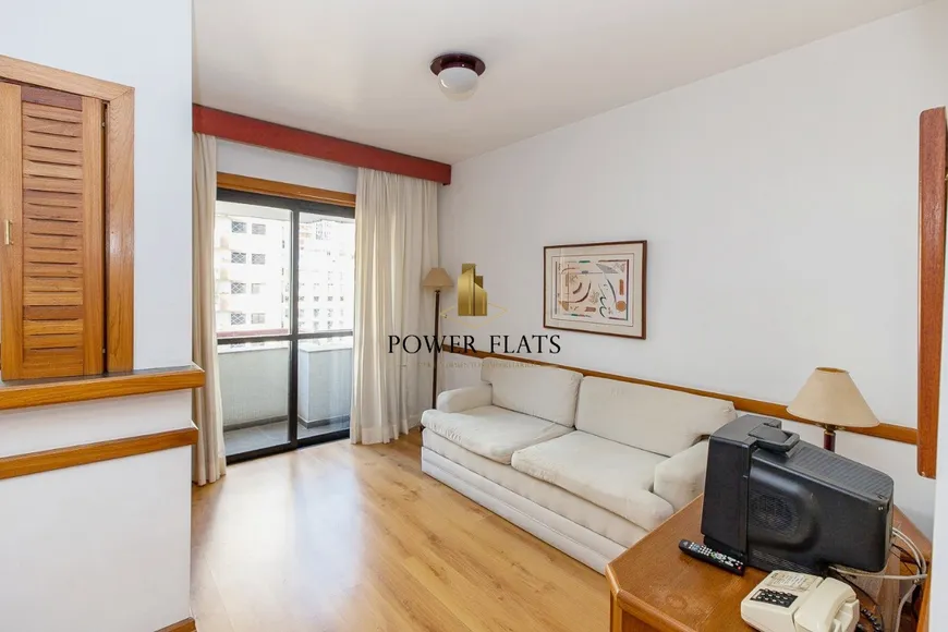 Foto 1 de Flat com 1 Quarto para alugar, 40m² em Jardim América, São Paulo