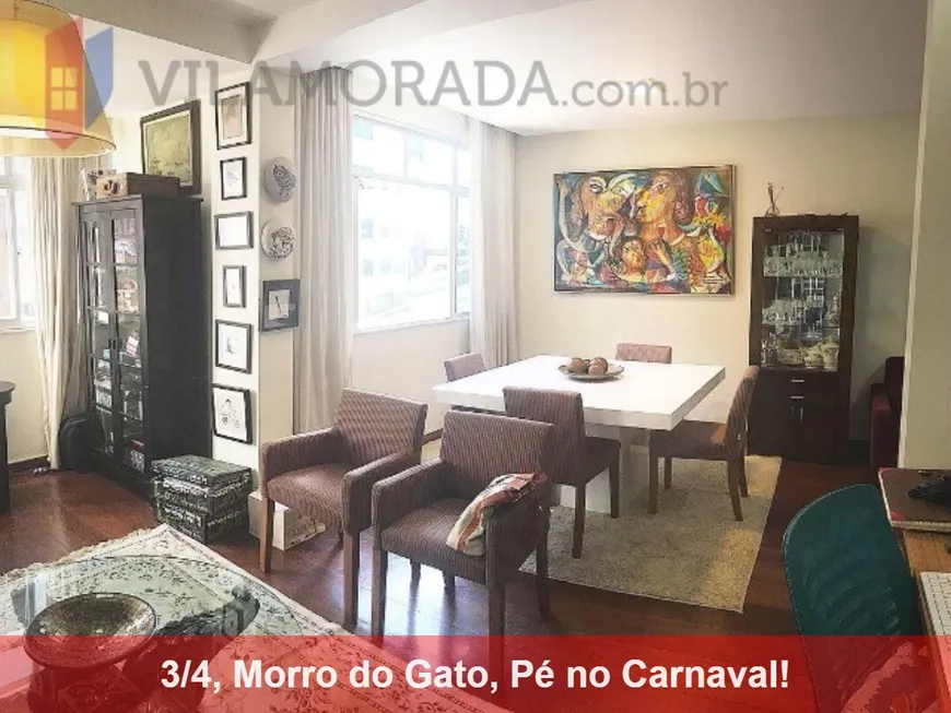 Foto 1 de Apartamento com 3 Quartos à venda, 132m² em Morro Do Gato, Salvador