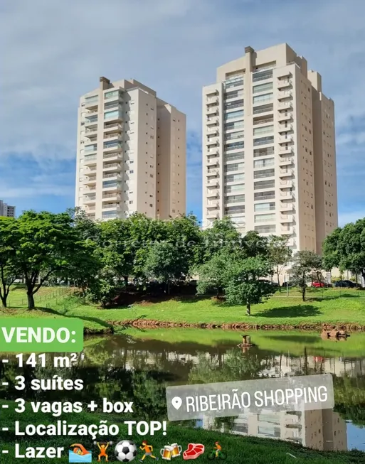 Foto 1 de Apartamento com 3 Quartos à venda, 141m² em Nova Aliança, Ribeirão Preto