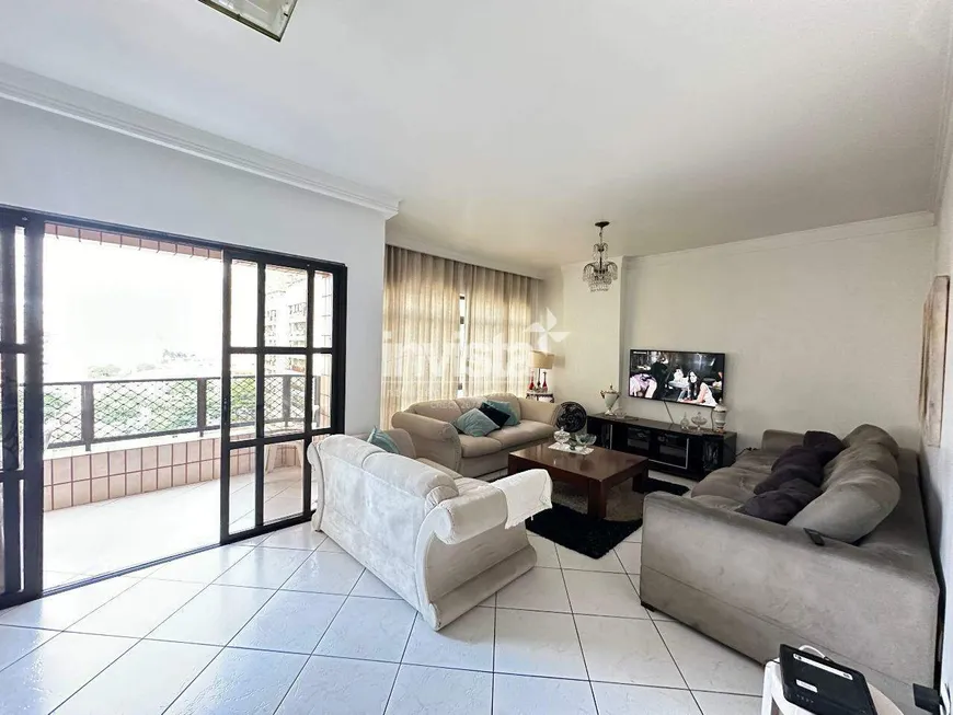 Foto 1 de Apartamento com 4 Quartos à venda, 205m² em Ponta da Praia, Santos