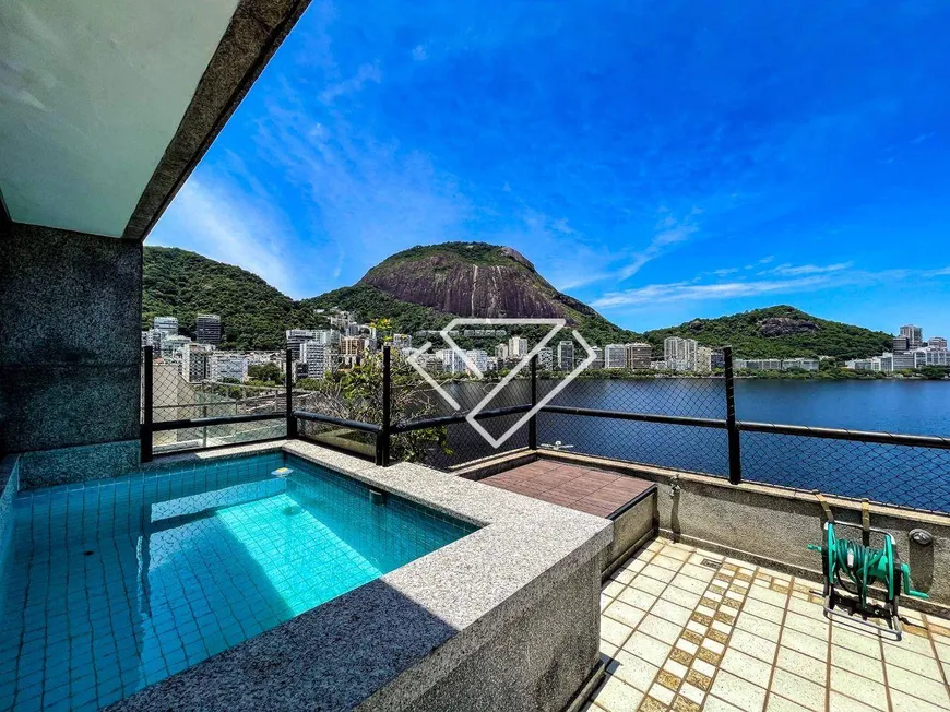 Foto 1 de Cobertura com 4 Quartos à venda, 364m² em Lagoa, Rio de Janeiro