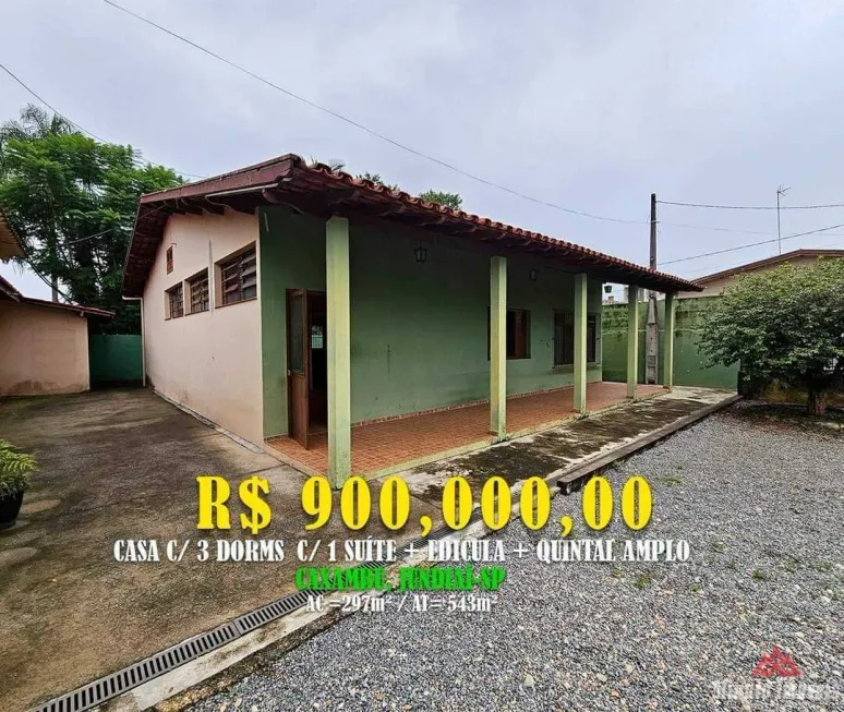 Foto 1 de Casa com 3 Quartos à venda, 297m² em Jardim Dona Donata, Jundiaí