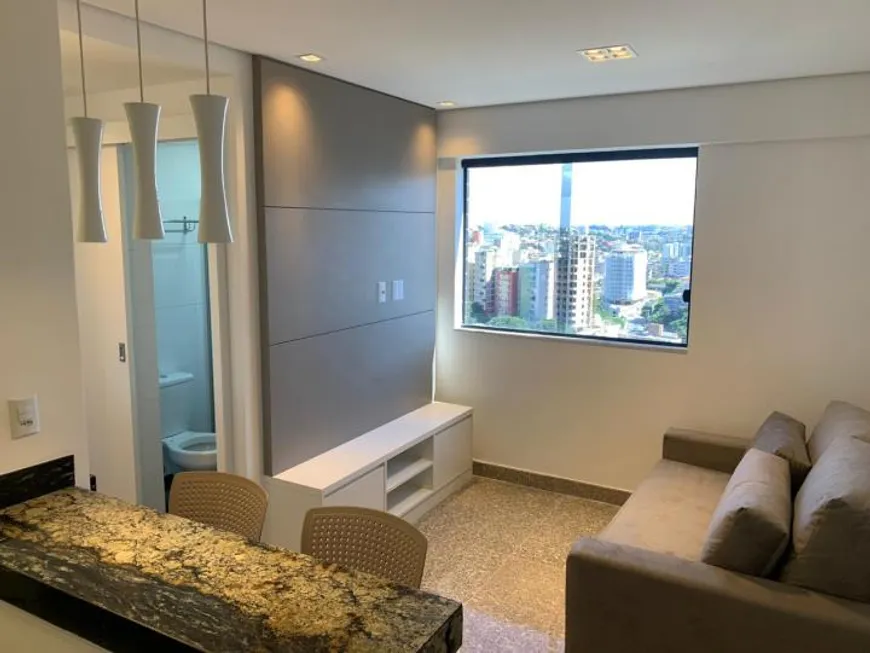 Foto 1 de Flat com 1 Quarto para alugar, 34m² em Buritis, Belo Horizonte