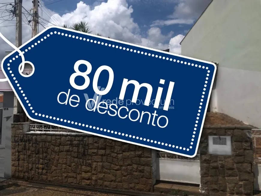 Foto 1 de Casa com 3 Quartos à venda, 150m² em Ponte Preta, Campinas