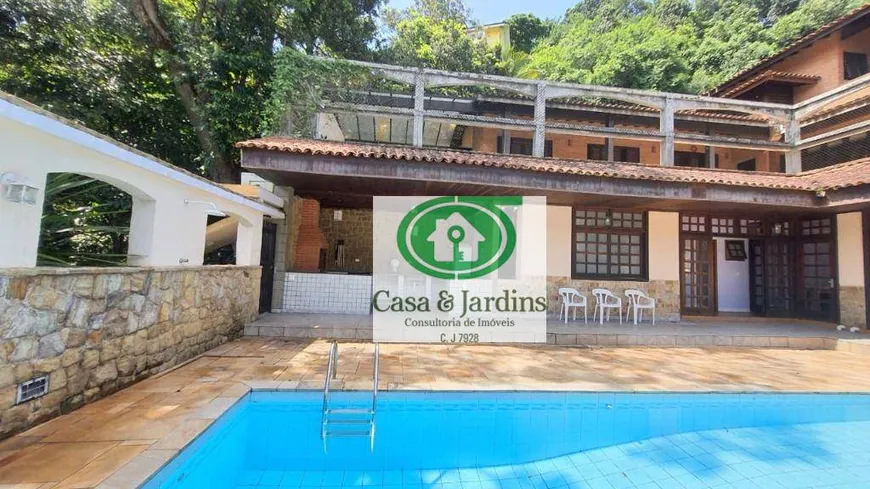 Foto 1 de Casa de Condomínio com 4 Quartos à venda, 653m² em Morro Santa Terezinha, Santos