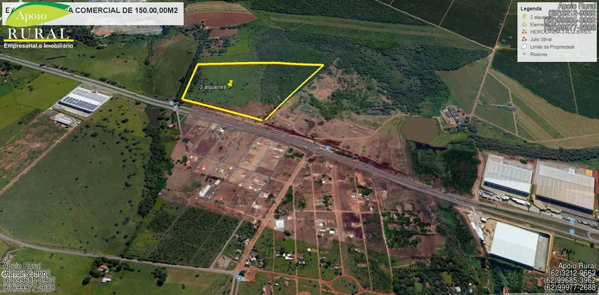 Foto 1 de Lote/Terreno à venda, 150000m² em Distrito Agroindustrial de Aparecida de Goiania, Aparecida de Goiânia