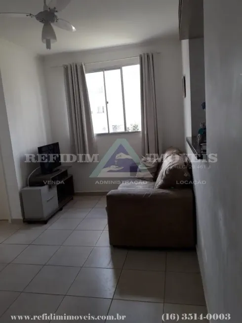 Foto 1 de Apartamento com 2 Quartos à venda, 46m² em Parque São Sebastião, Ribeirão Preto