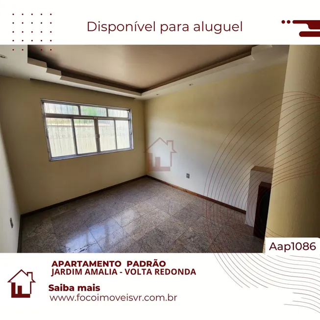 Foto 1 de Apartamento com 2 Quartos para alugar, 180m² em Jardim Amália I, Volta Redonda