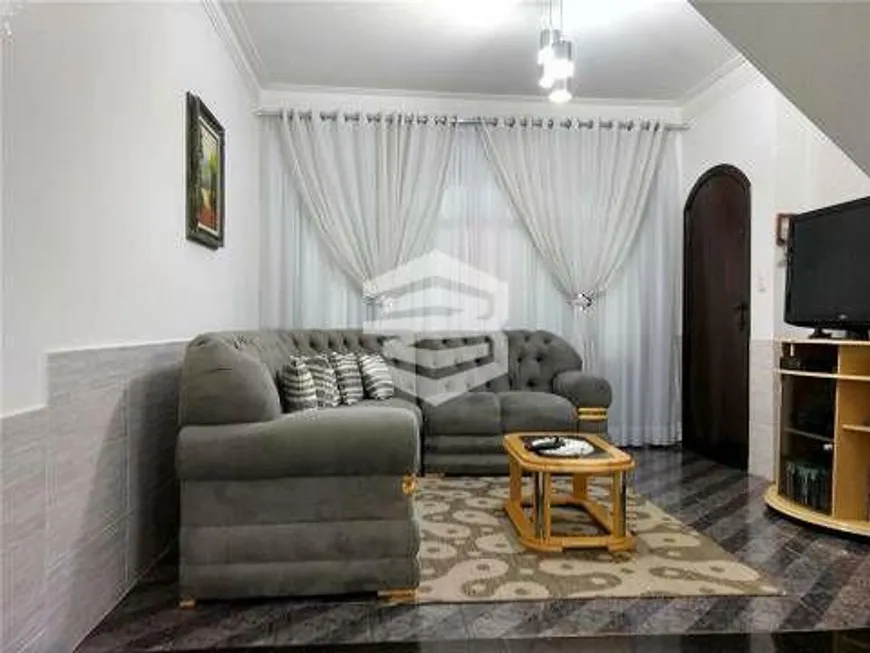 Foto 1 de Sobrado com 3 Quartos à venda, 210m² em Jardim Alzira Franco, Santo André